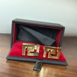 Versace Gold Cufflinks for Men